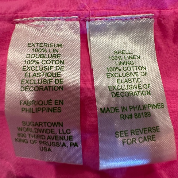 💥Lilly Pulitzer - DRENA Linen Dress NWT- Passion Fruit Pink - Lined - NWT!!!💥 - Picture 5 of 14